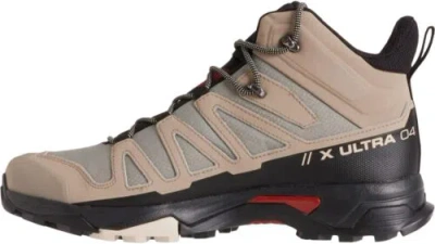 Pre-owned Salomon Men's Running Shoes In Vintage Khaki/black/burnt Henna