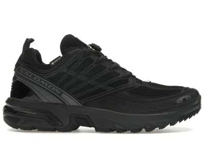 Pre-owned Salomon Men's  Acs Pro Goretex Sneakers In Black/asphalt