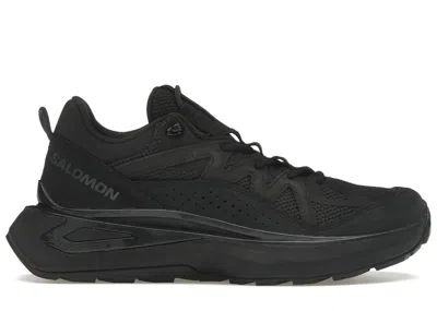 Pre-owned Salomon Men's  Odyssey Elmt Low Sneakers In Black/phantom