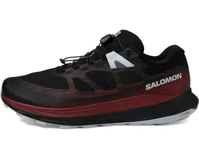 Salomon Men's Ultra Glide 2 Sneakers In Black/biking Red/pearl Blue