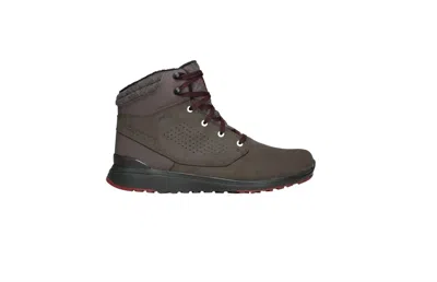 Salomon Men's Utility Winter Waterproof Hiking Boots In Shale/black/syrah In Multi