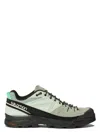 Salomon Leather And Mesh Sneakers With Secure Lacing System
