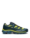 Salomon Xt-6 Skyline Toggle-fastening Sneakers In Carbon/sunny Lime/sulphur