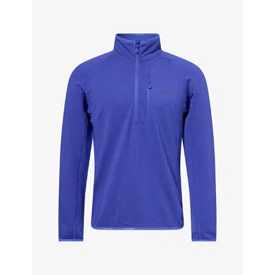 Salomon Mens Essential Half-zip Woven Top Clematis Blue