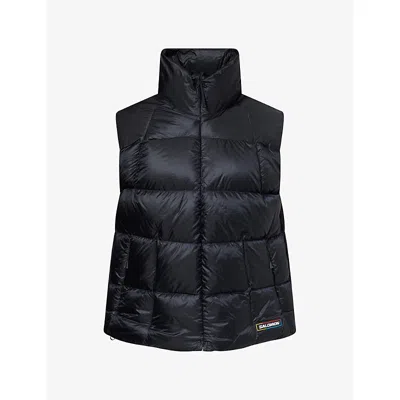 Salomon Mens Outpulse Funnel-neck Down Gilet Deep Black Xl