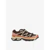 Salomon Mens Roasted Clay Burnt Ochre Xt-6 Mesh Low-top Trainers