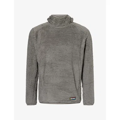 Salomon Mens Thernova Hooded Fleece Jumper Castor Grey Xxl In Gray
