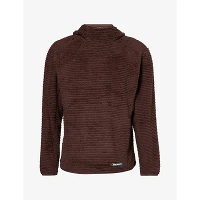 Salomon Mens Thernova Hooded Fleece Jumper Coffee Bean In Brown