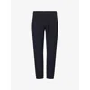 Salomon Mens Deep Black Wayfarer Everyday Logo-print Stretch Woven Trousers In Black