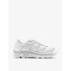 Salomon Mens White White Lunar Rock Xt-6 Quick-lace Mesh Low-top Trainers In White White Lunar Rock