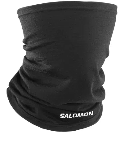 Salomon Merino Neck Gaiter In Black