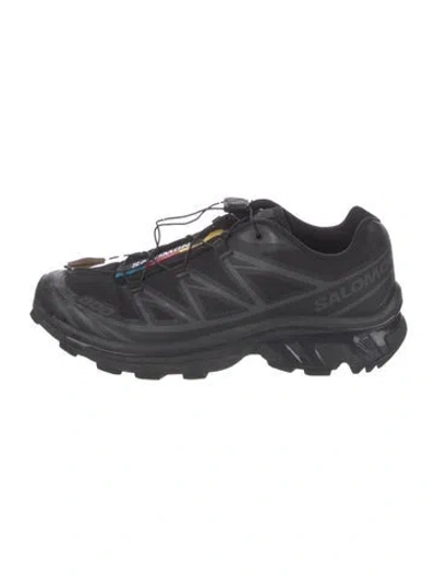 Pre-owned Salomon Mesh Athletic Sneakers In Black