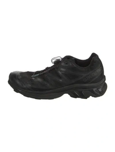 Pre-owned Salomon Mesh Athletic Sneakers In Black
