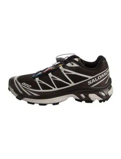 Pre-owned Salomon Mesh Athletic Sneakers In Black