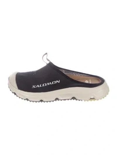 Pre-owned Salomon Mesh Athletic Sneakers In Black