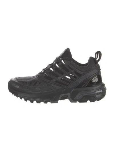 Pre-owned Salomon Mesh Athletic Sneakers In Black