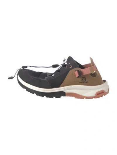Pre-owned Salomon Mesh Athletic Sneakers In Black