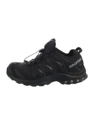 Pre-owned Salomon Mesh Athletic Sneakers In Black