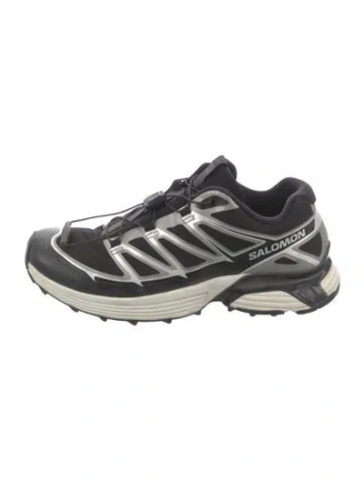 Pre-owned Salomon Mesh Athletic Sneakers In Black/purple