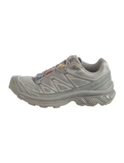 Pre-owned Salomon Mesh Athletic Sneakers In Gray