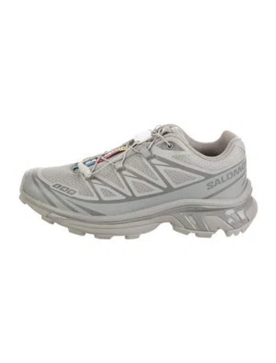 Pre-owned Salomon Mesh Athletic Sneakers In Grey