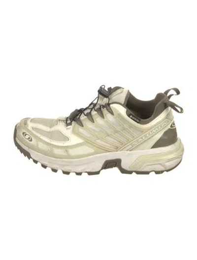 Pre-owned Salomon Mesh Athletic Sneakers In Neutral