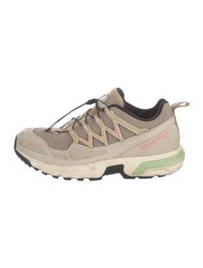 Pre-owned Salomon Mesh Athletic Sneakers In Neutrals
