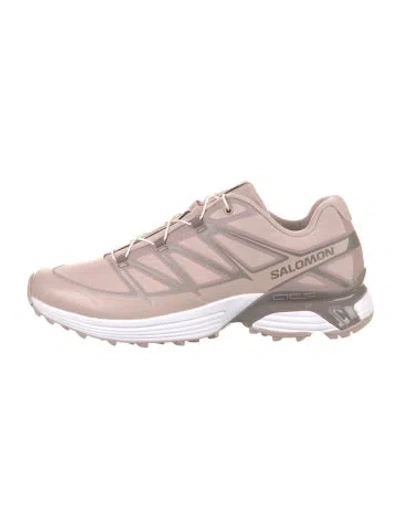 Pre-owned Salomon Mesh Athletic Sneakers In Neutrals