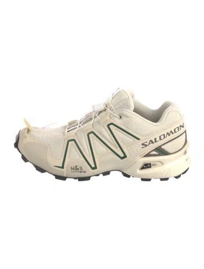 Pre-owned Salomon Mesh Athletic Sneakers In Neutrals