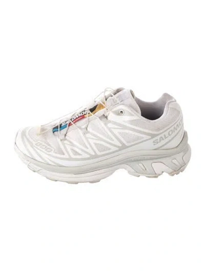 Pre-owned Salomon Mesh Athletic Sneakers In White