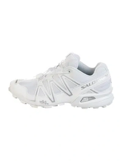 Pre-owned Salomon Mesh Athletic Sneakers In White