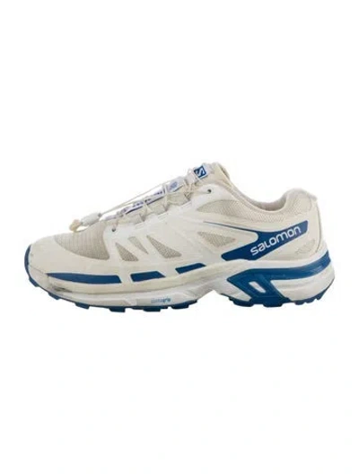 Pre-owned Salomon Mesh Athletic Sneakers In White