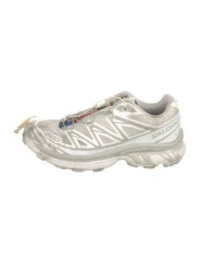 Pre-owned Salomon Mesh Athletic Sneakers In White