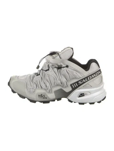 Pre-owned Salomon Mesh Athletic Sneakers In White