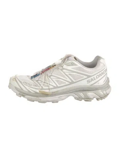 Pre-owned Salomon Mesh Athletic Sneakers In White