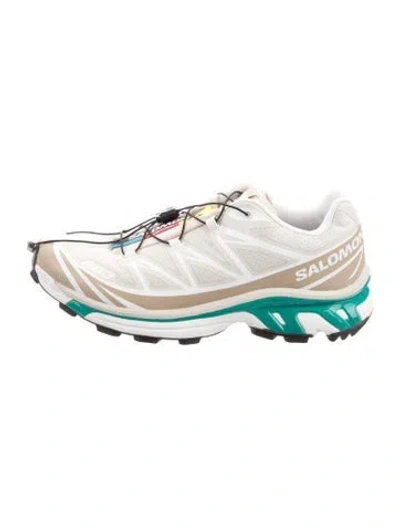 Pre-owned Salomon Mesh Colorblock Pattern Athletic Sneakers In Black