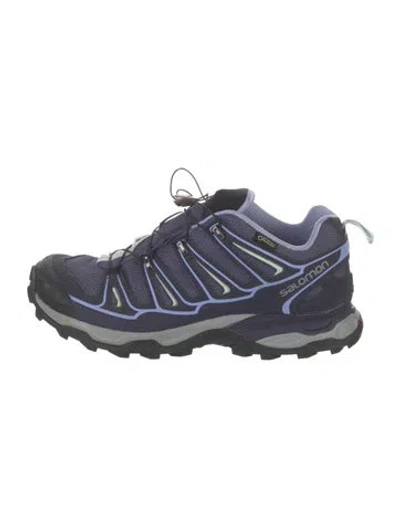 Pre-owned Salomon Mesh Colorblock Pattern Athletic Sneakers In Blue