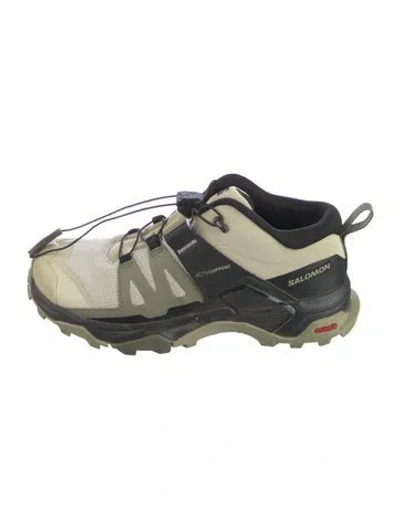 Pre-owned Salomon Mesh Colorblock Pattern Athletic Sneakers In Multi
