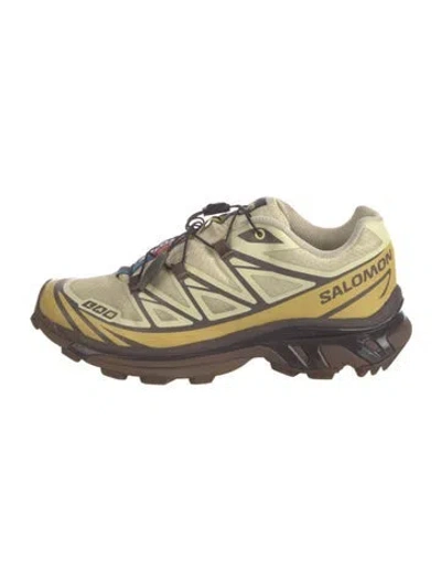 Pre-owned Salomon Mesh Colorblock Pattern Athletic Sneakers In Multi
