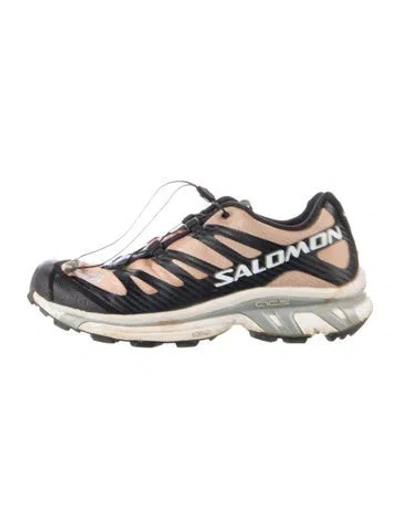Pre-owned Salomon Mesh Colorblock Pattern Athletic Sneakers In Neutrals