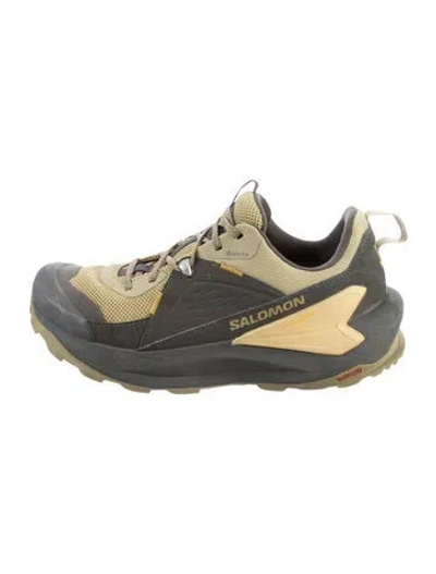 Pre-owned Salomon Mesh Colorblock Pattern Sneakers In Multi