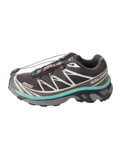 Pre-owned Salomon Mesh Graphic Print Athletic Sneakers In Blue