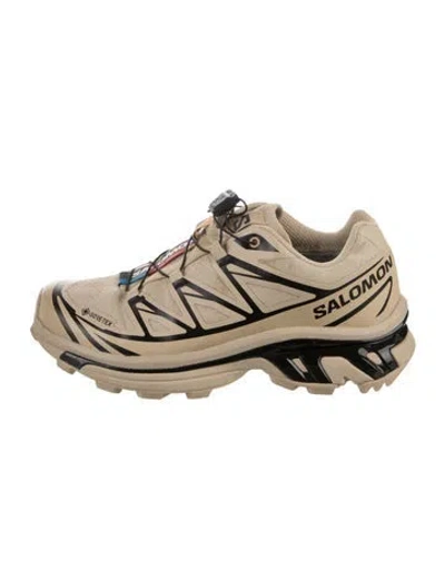 Pre-owned Salomon Mesh Graphic Print Athletic Sneakers In Neutral