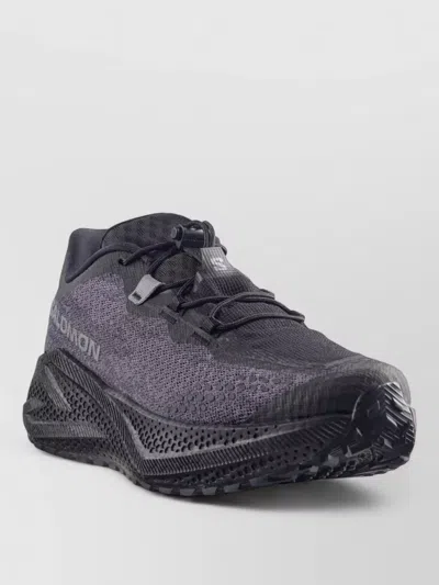 Salomon Mesh Lace Sneakers Silk Nylon Sole In Multi