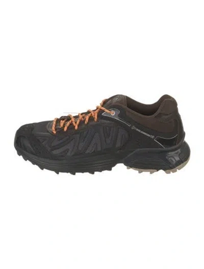 Pre-owned Salomon Mesh Mesh Accents Athletic Sneakers In Black