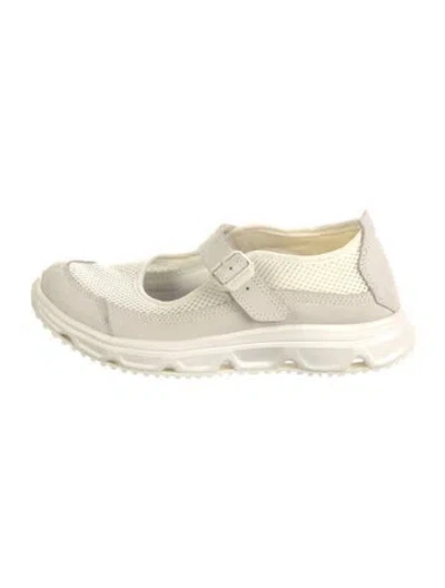 Pre-owned Salomon Mesh Mesh Accents Athletic Sneakers In Neutral