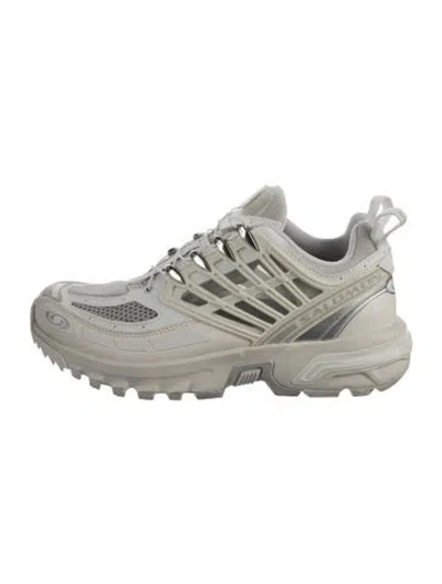 Pre-owned Salomon Mesh Mesh Accents Athletic Sneakers In White