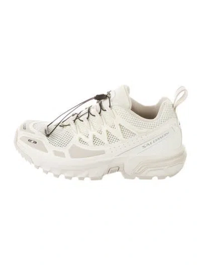 Pre-owned Salomon Mesh Mesh Accents Sneakers In Neutral