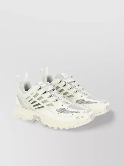 SALOMON MESH PANEL SLIP-ON SNEAKERS WITH RUBBER SOLE