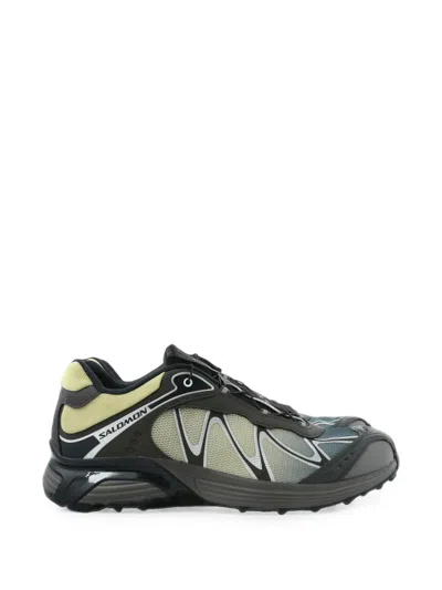Salomon Mesh Panelled Sneakers In Green